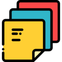 notes,education,miscellaneous,files and folders,office material,Post it,stack,sticky note